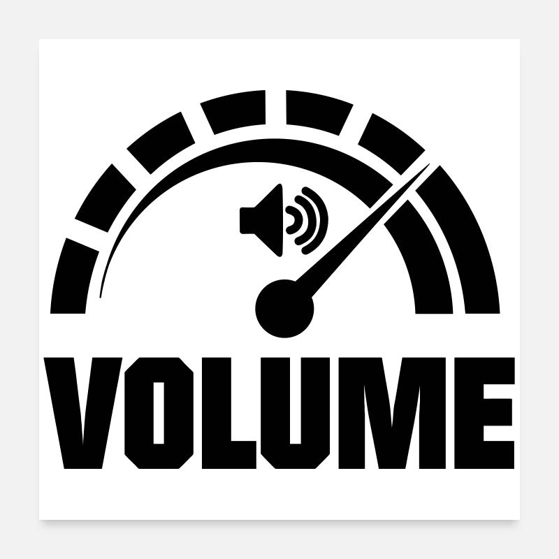 Volume knob pointer Poster 24" x 24" (60x60 cm)