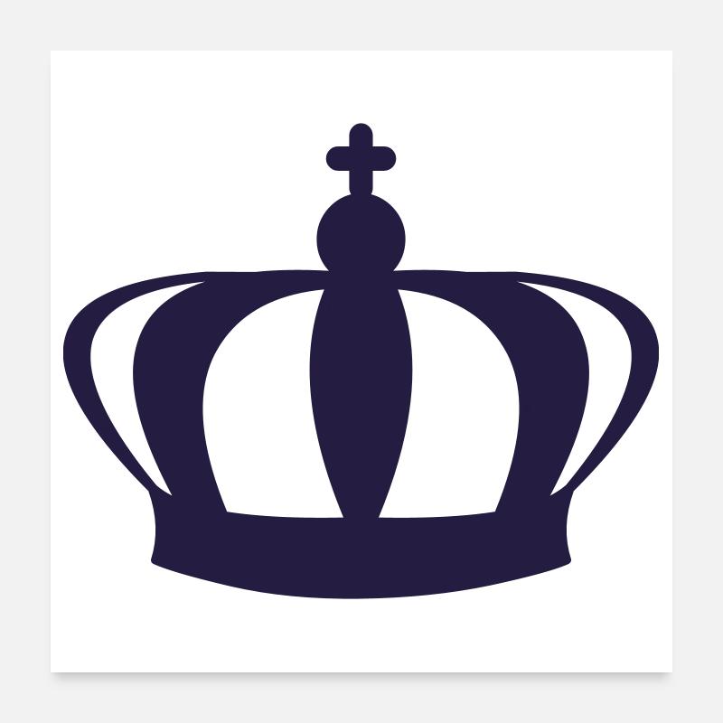 Couronne Poster 60 x 60 cm