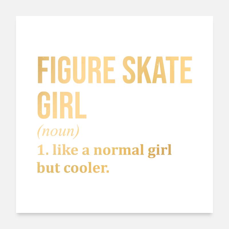 Figure Skating Poster 24" x 24" (60x60 cm)