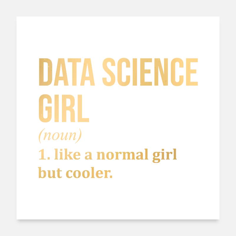 Data Science Poster 24" x 24" (60x60 cm)