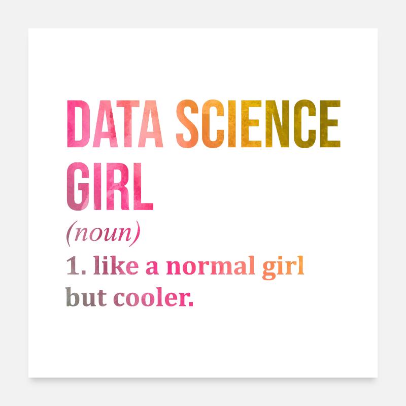 Data Science Poster 24" x 24" (60x60 cm)