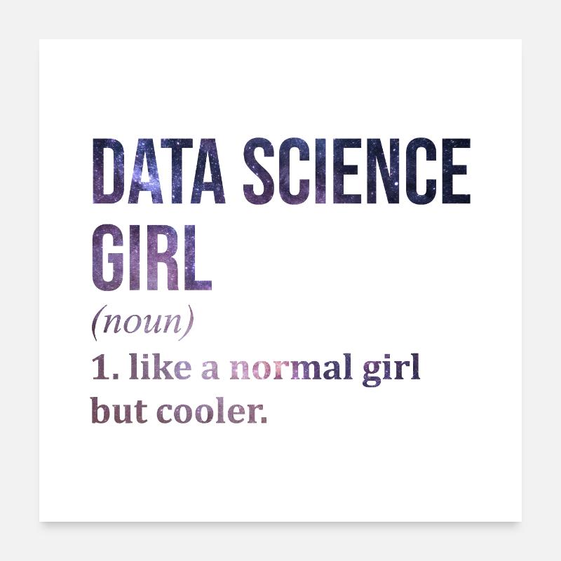 Data Science Poster 24" x 24" (60x60 cm)
