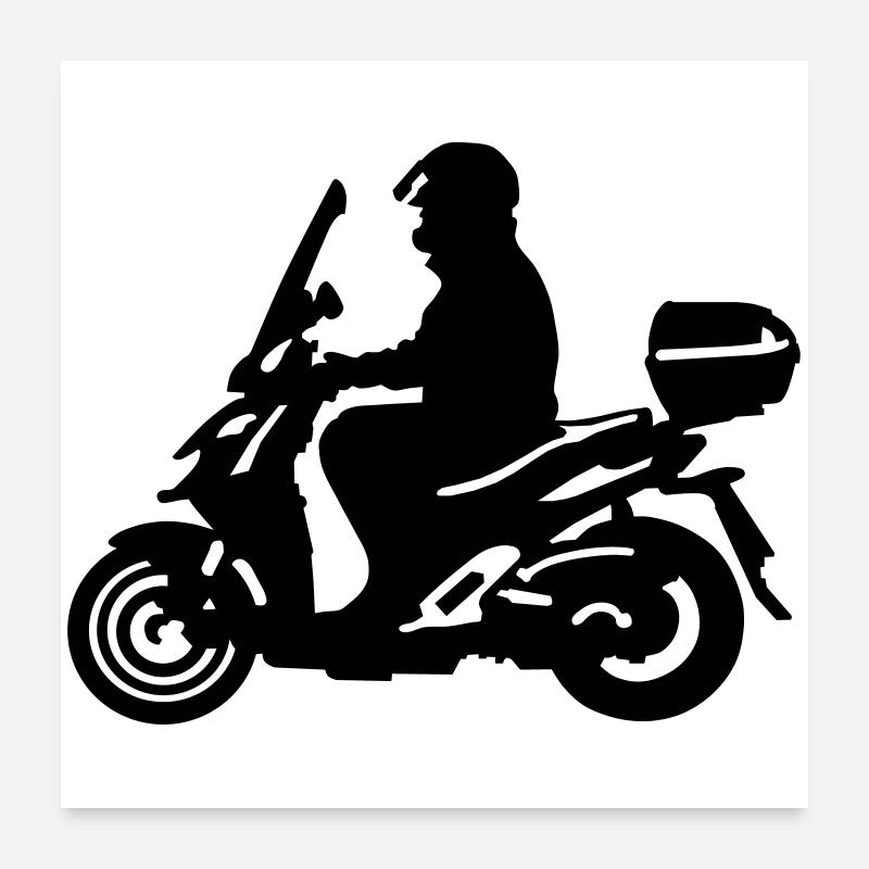 scooters Poster 60 x 60 cm