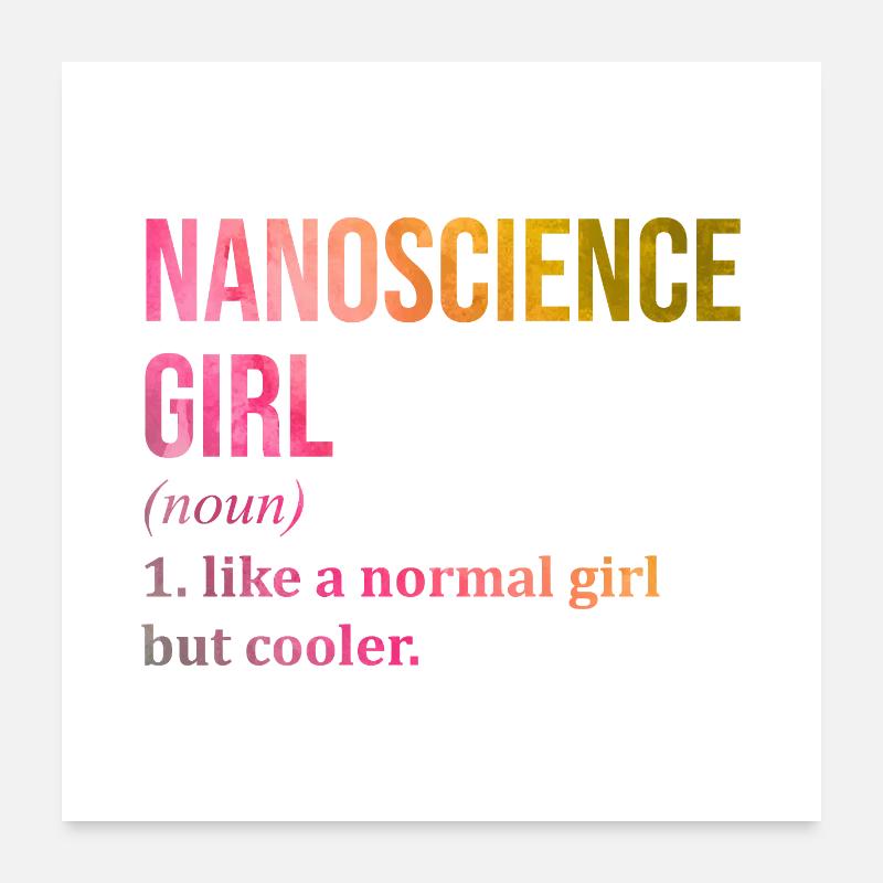Nanoscience Poster 24" x 24" (60x60 cm)