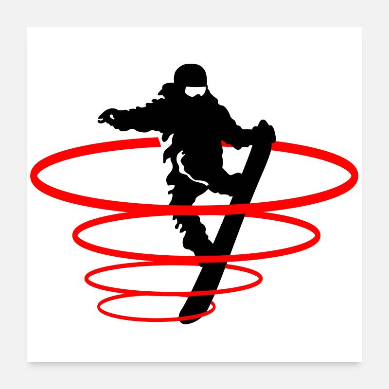 Slopestyle Poster 60 x 60 cm