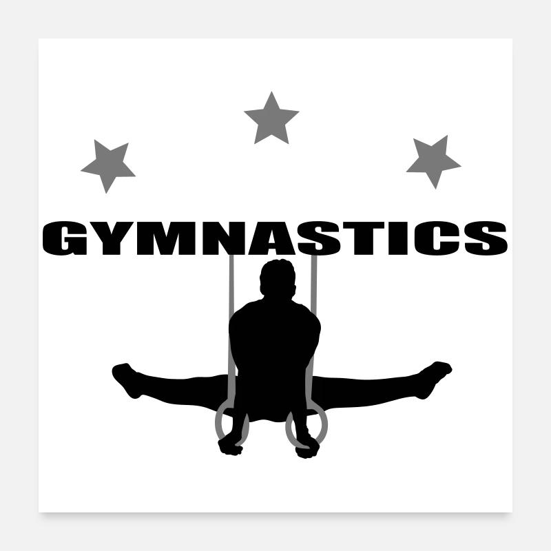 Gymnastics Poster 60x60 cm