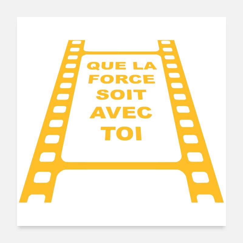 Que la Force... Poster 60 x 60 cm