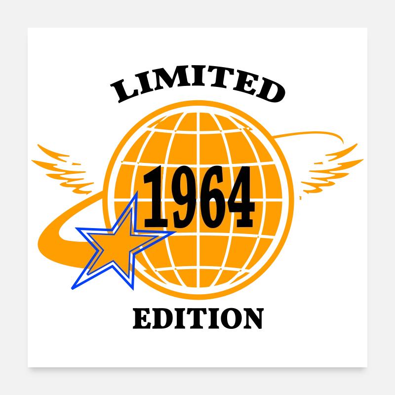 1964 Poster 60 x 60 cm