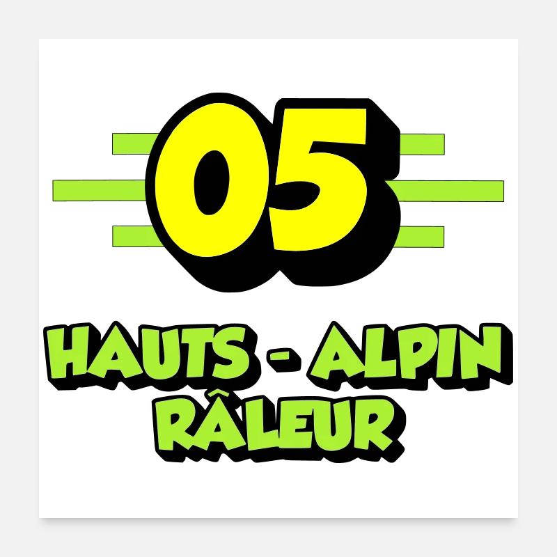 High Alpine Complainer Poster 24" x 24" (60x60 cm)