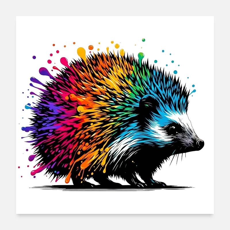 Igel Poster 60x60 cm