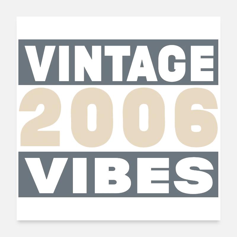 anniversaire 2006 - 20 ans Poster 60 x 60 cm