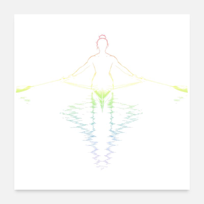  Rudern Poster 60x60 cm