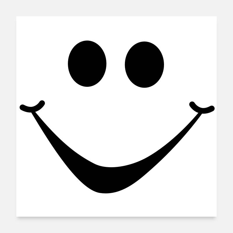 smiley1 Poster 60x60 cm