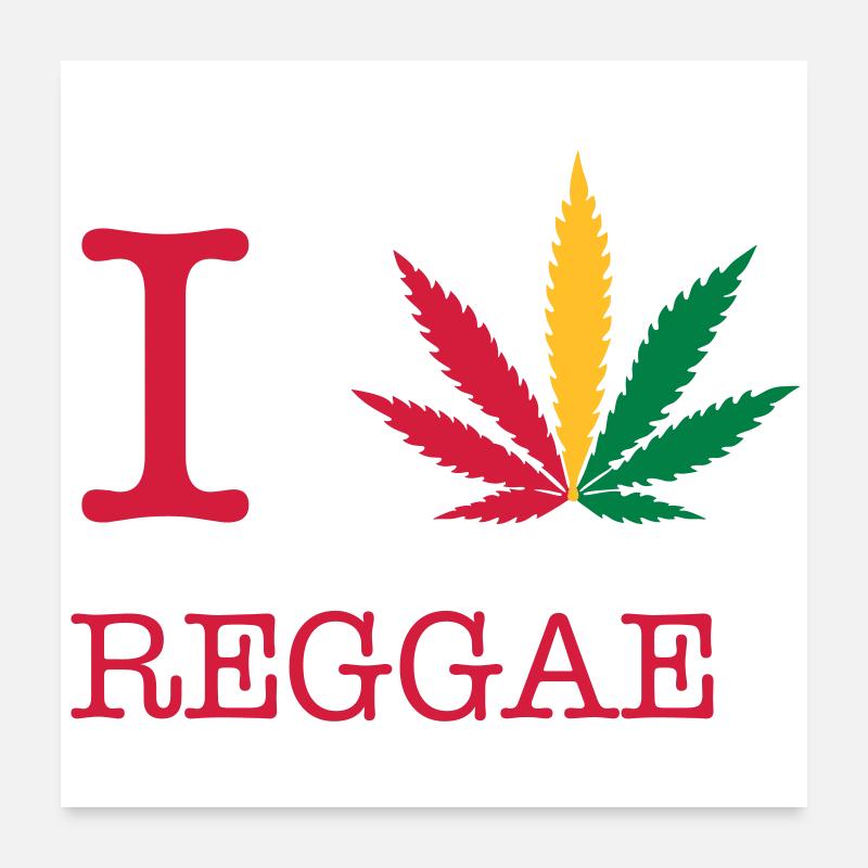 reggae Poster 24" x 24" (60x60 cm)