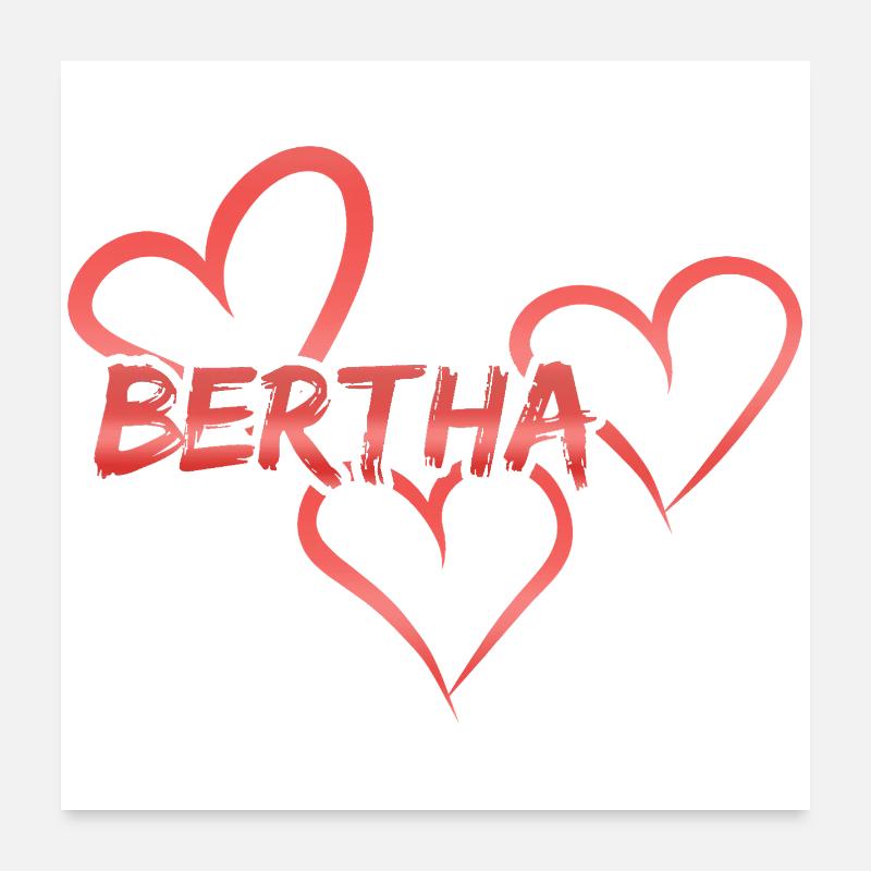 Bertha Bertha Poster 60 x 60 cm