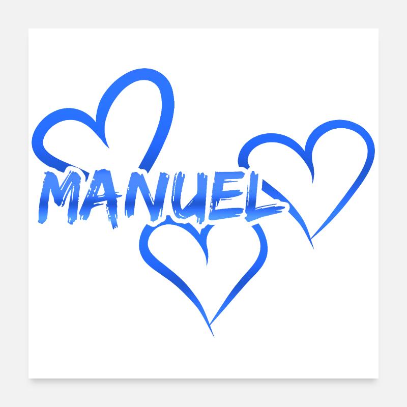 Manuel Manuel Poster 60 x 60 cm