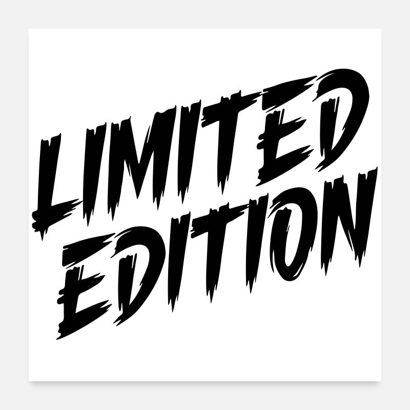 Édition limitée Poster 60 x 60 cm