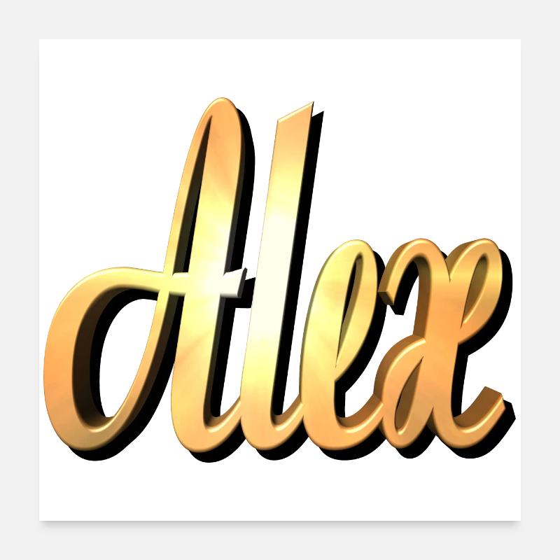 alex2 Poster 60 x 60 cm