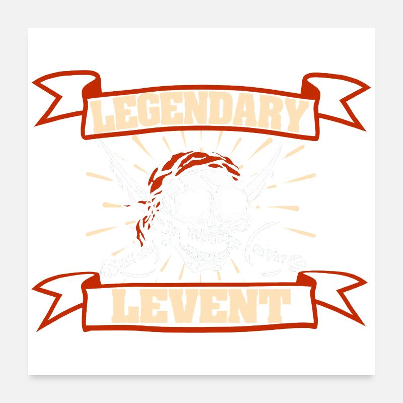 Levent comme prénom Poster 60 x 60 cm