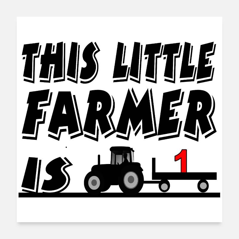 farmer Poster 24" x 24" (60x60 cm)