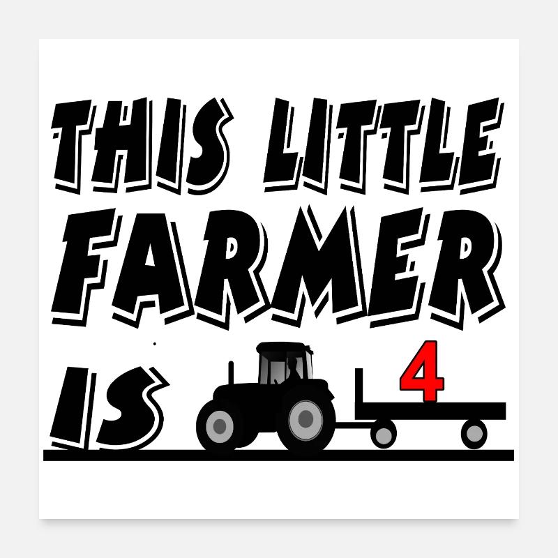 Bauer Poster 60x60 cm