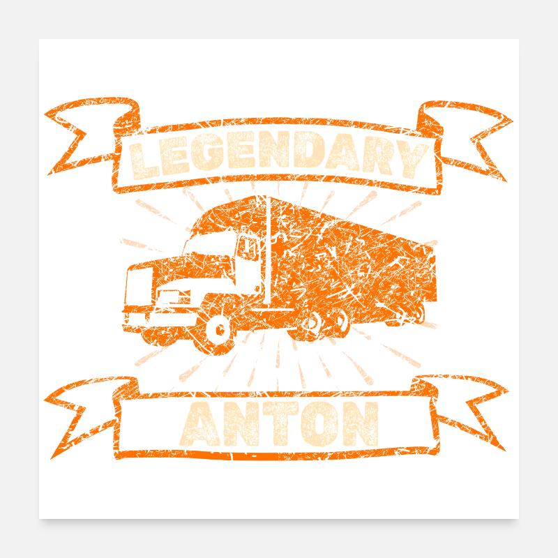 Anton Poster 60 x 60 cm