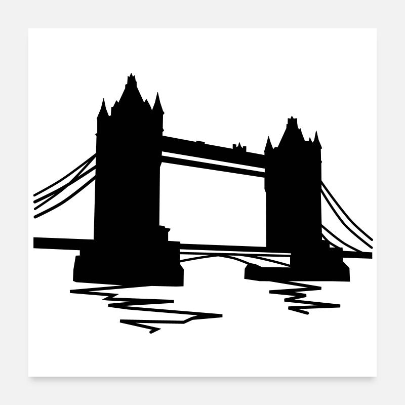tower_bridge_london_1 Poster 60 x 60 cm