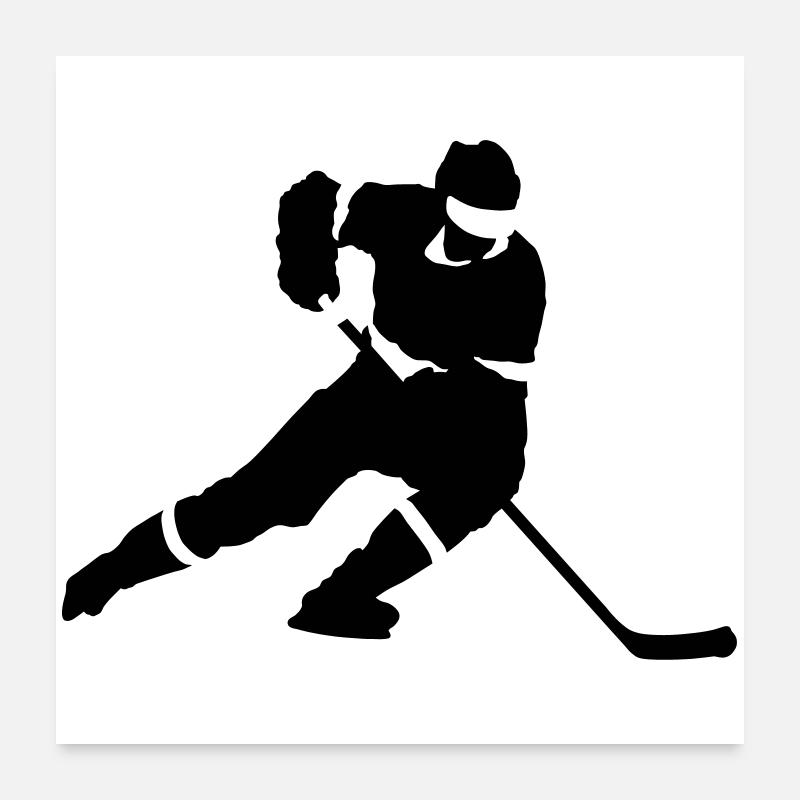 Hockey Poster 24" x 24" (60x60 cm)