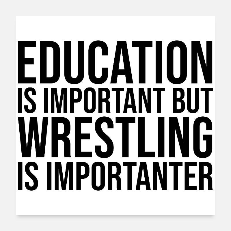 Wrestling Poster 24" x 24" (60x60 cm)