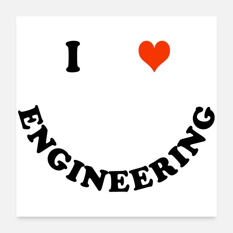 Engineer Poster 24" x 24" (60x60 cm)