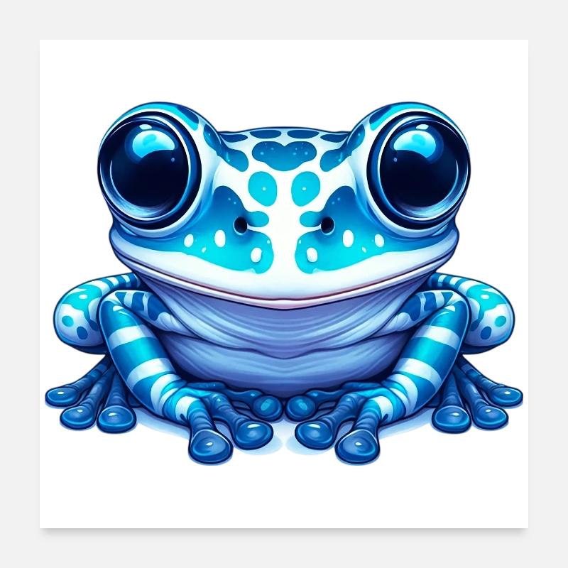 Frog Poster 24" x 24" (60x60 cm)
