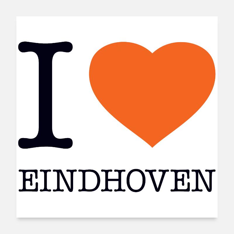 J’ADORE EINDHOVEN Poster 60 x 60 cm
