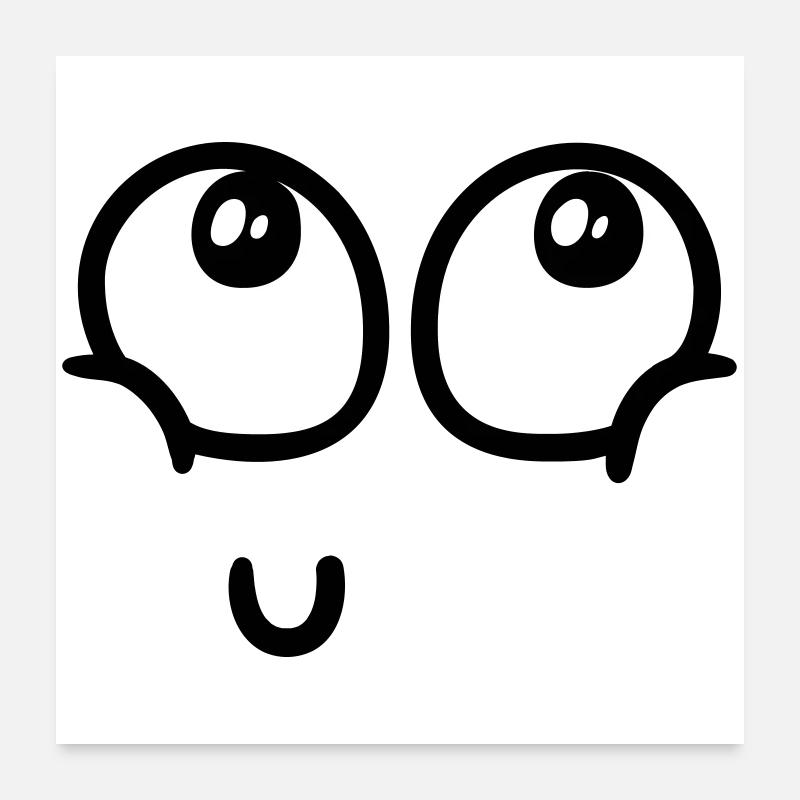 Surcharge de joie Poster 60 x 60 cm