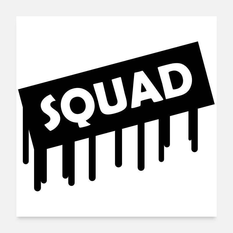 Escouade Poster 60 x 60 cm