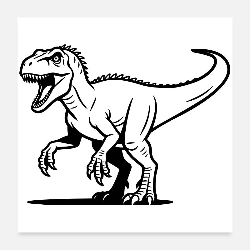 raptor Poster 24" x 24" (60x60 cm)