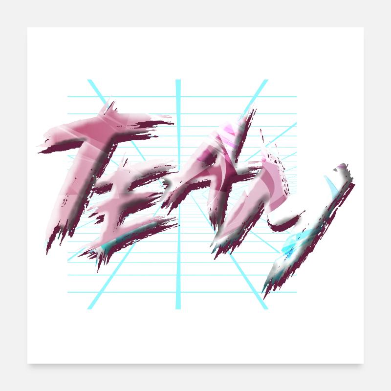 Team Poster 60x60 cm