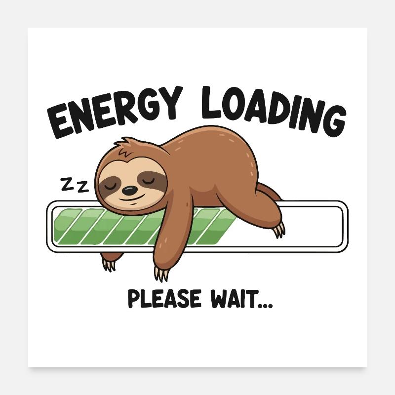 Mode sieste de la batterie Poster 60 x 60 cm