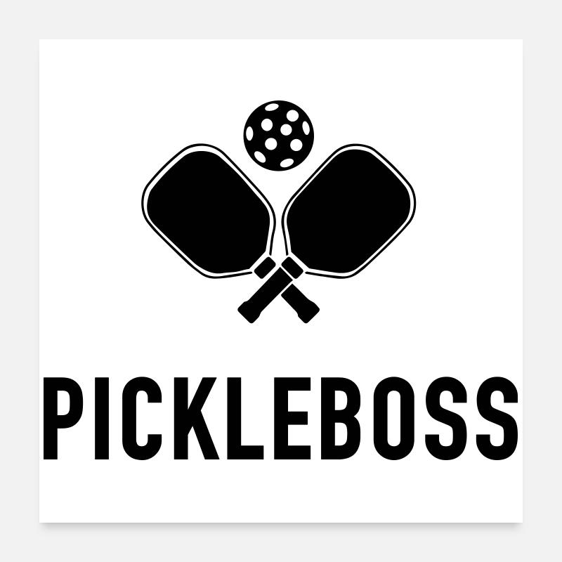 Gurkenboss Poster 60x60 cm