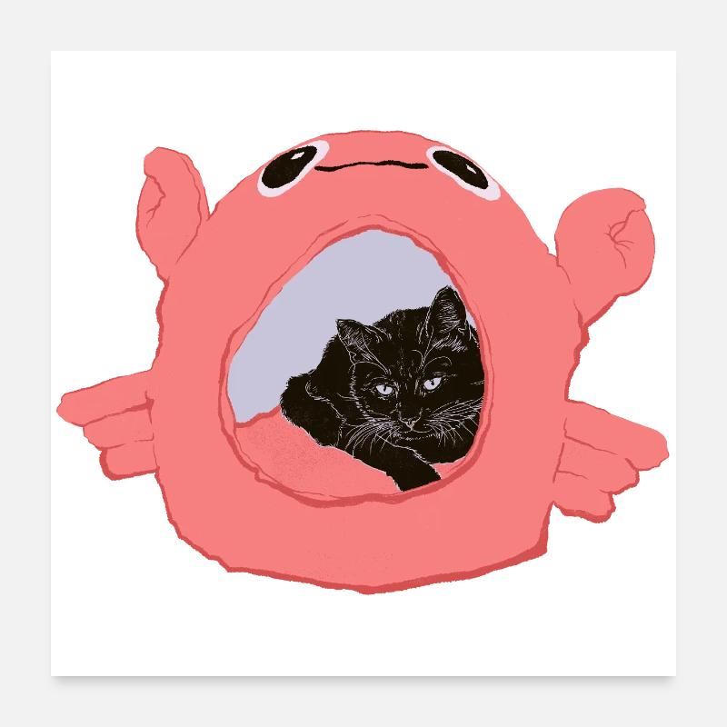 KRABBENHAUS Poster 60x60 cm