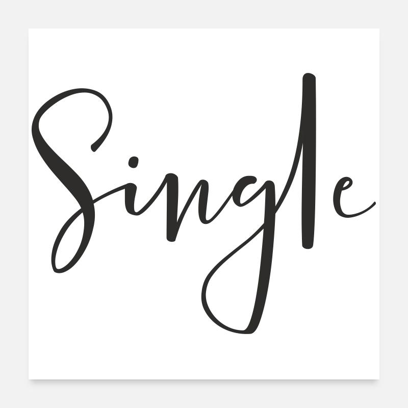 Simple – Conception de texte à déclaration cool Poster 60 x 60 cm