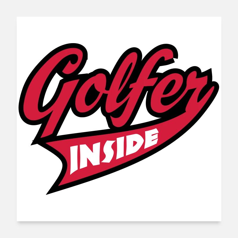golf Poster 24" x 24" (60x60 cm)