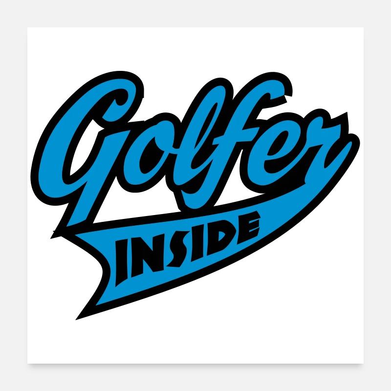 golf Poster 60 x 60 cm
