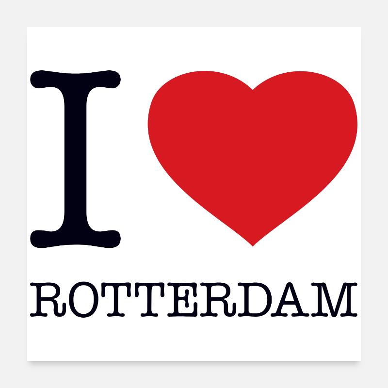 J’ADORE ROTTERDAM Poster 60 x 60 cm