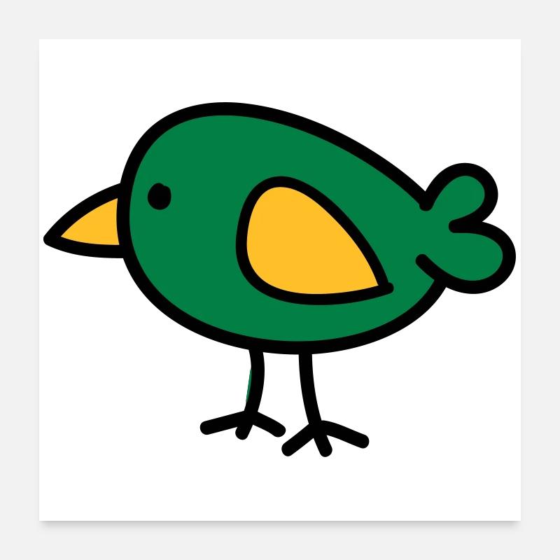 2541614 15425930 oiseau Poster 60 x 60 cm