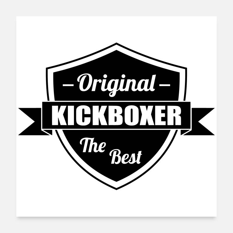 Kickboxing / Kickboxer / Kick Boxing / Kick Boxer Poster 24" x 24" (60x60 cm)