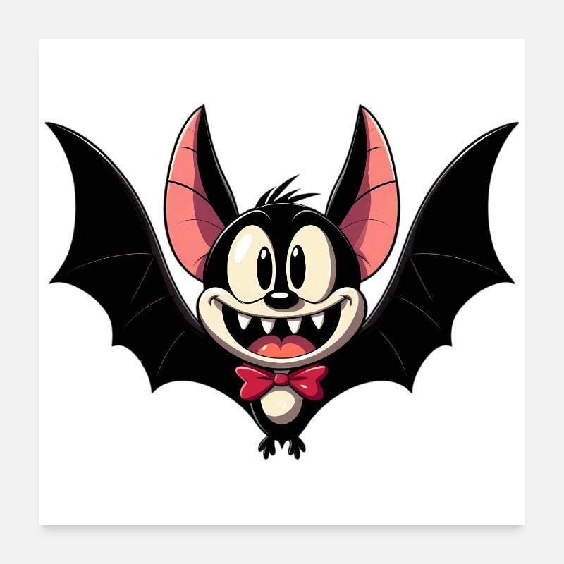 Chauve-souris Poster 60 x 60 cm