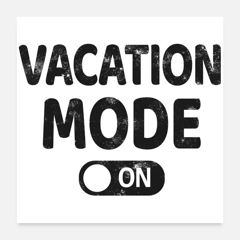Urlaub Reise Poster 60x60 cm