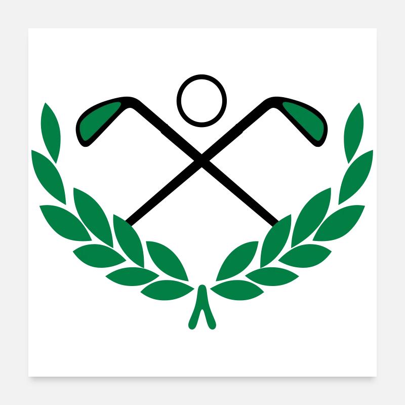 Golf Logo Poster 60 x 60 cm