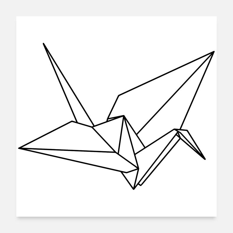 bird - Poster 24" x 24" (60x60 cm) - white