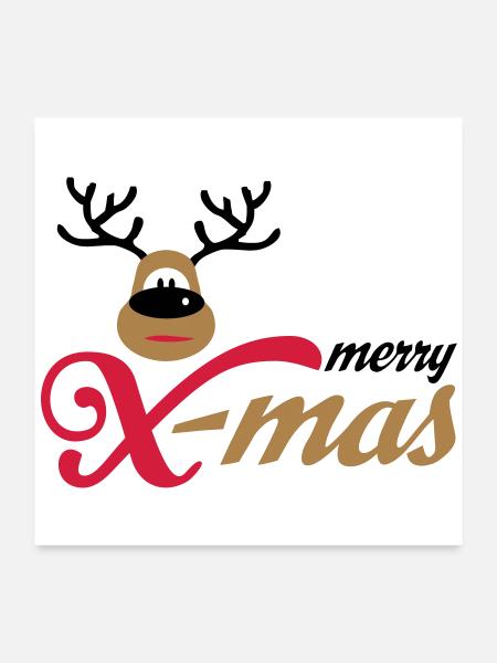 christmas - Poster 24" x 24" (60x60 cm) - white - Front